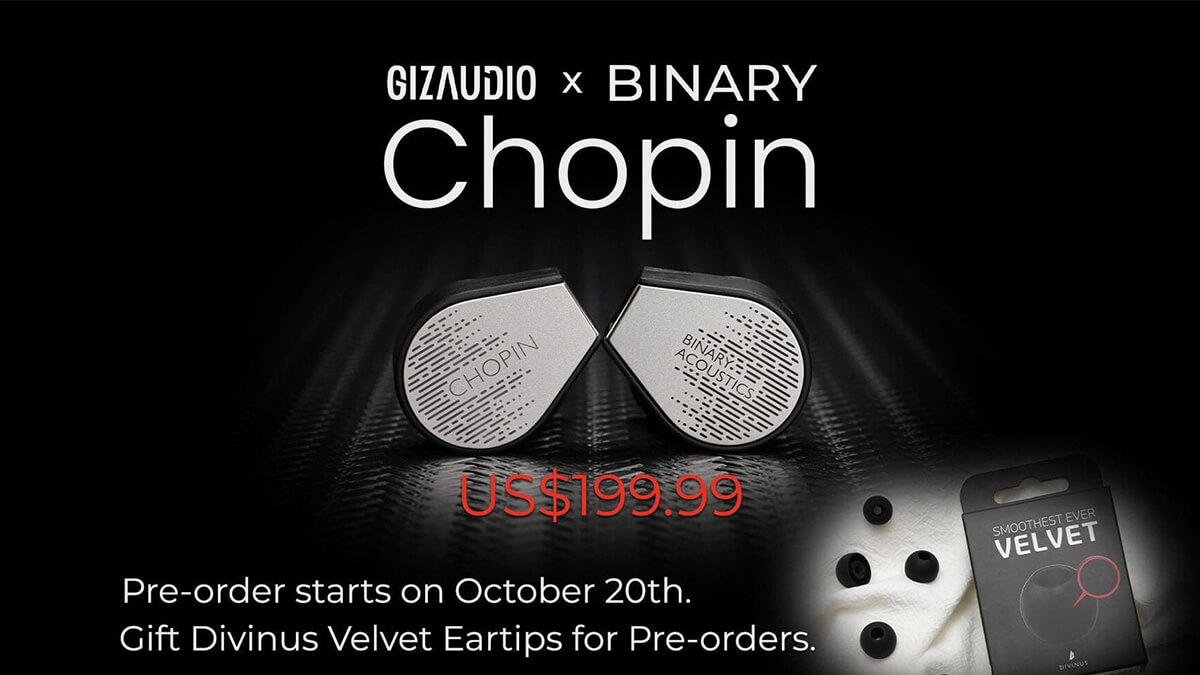 Gizaudio x Binary Acoustics Chopin