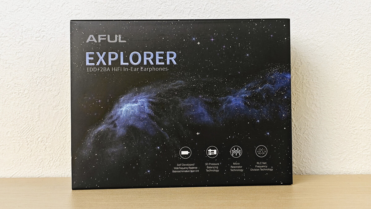 AFUL Explorerレビュー。スムーズな高音の1DD+2BAイヤホン - AndroPlus