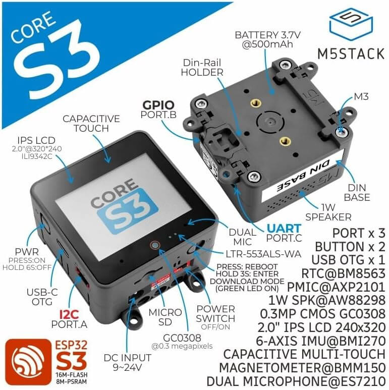 M5Stack CoreS3