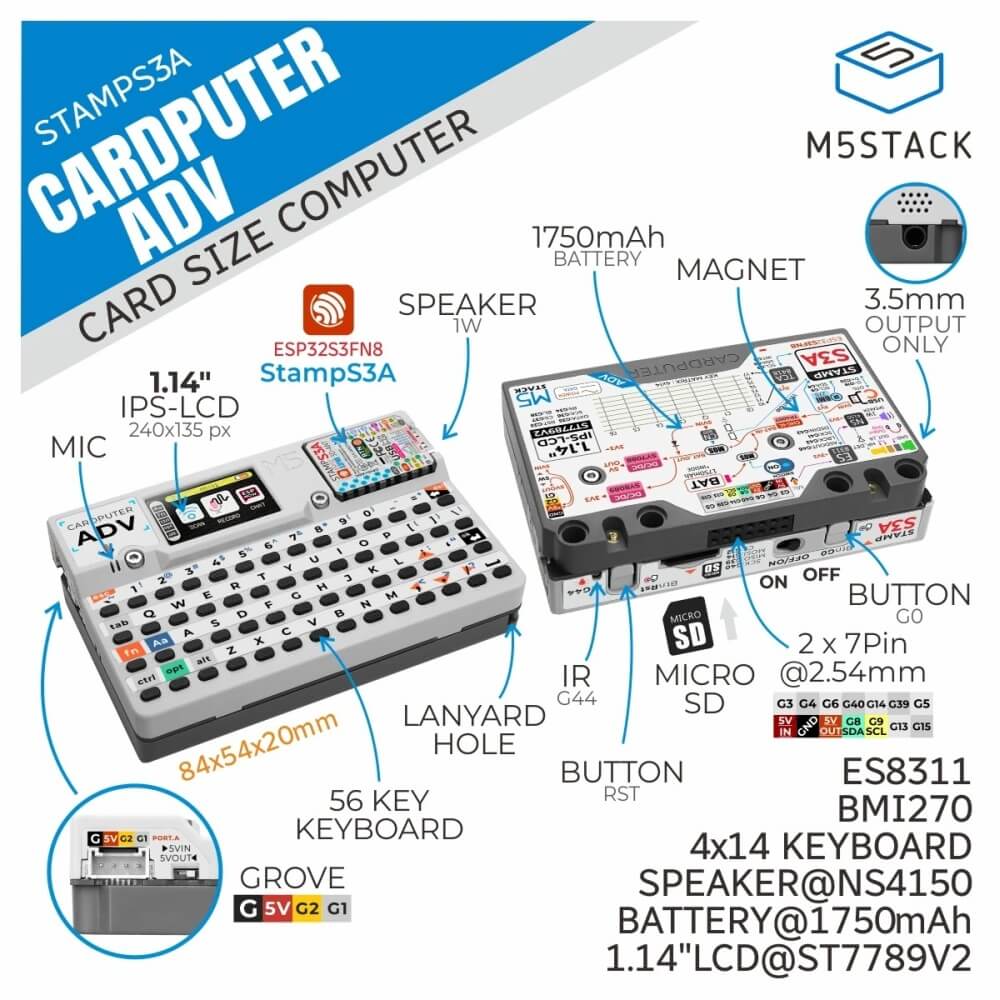 M5Stack Cardputer Adv