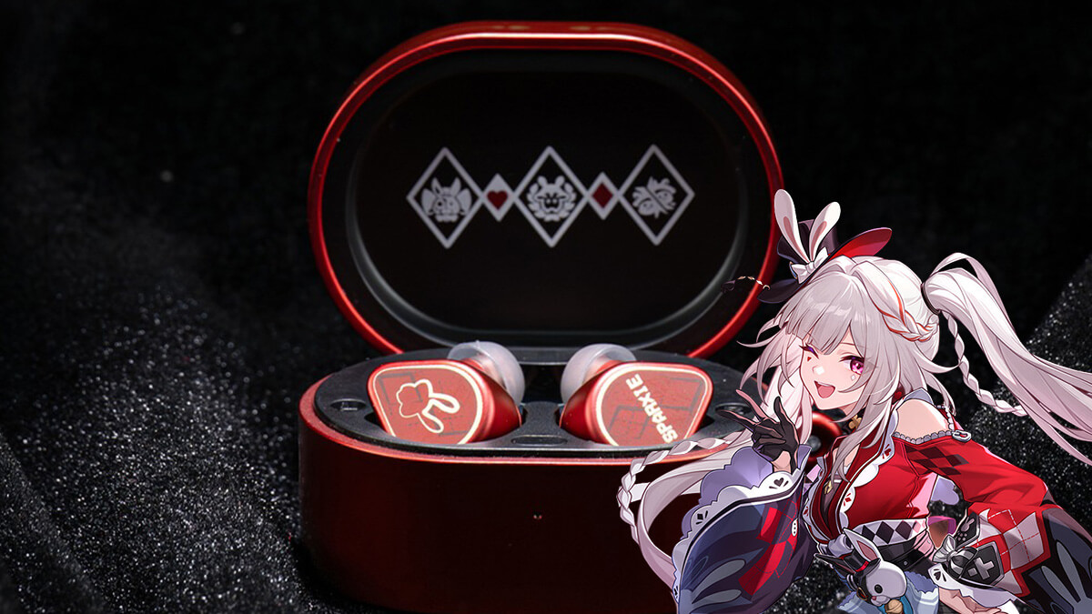 水月雨 × 崩壊：スターレイル 火花 リアルタイム適応型ノイズキャンセリング ミニHi-Fi 完全ワイヤレスBluetoothイヤホン