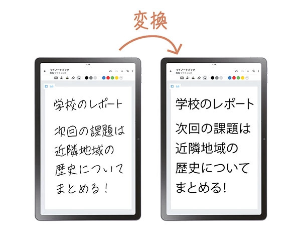 Neboアプリで手書き文字をテキストに変換
