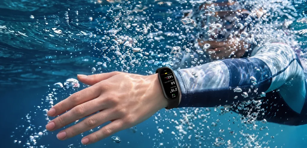 Xiaomi Smart Band 11の水中心拍計測