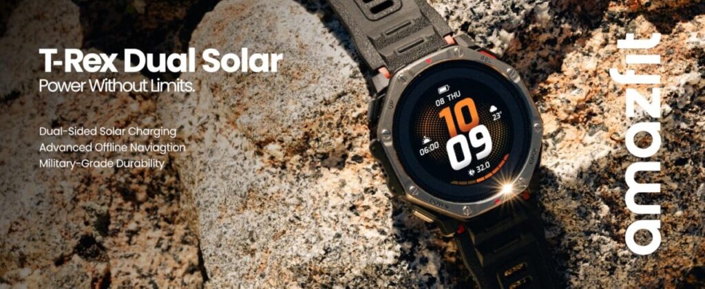 Amazfit T-Rex Dual Solar