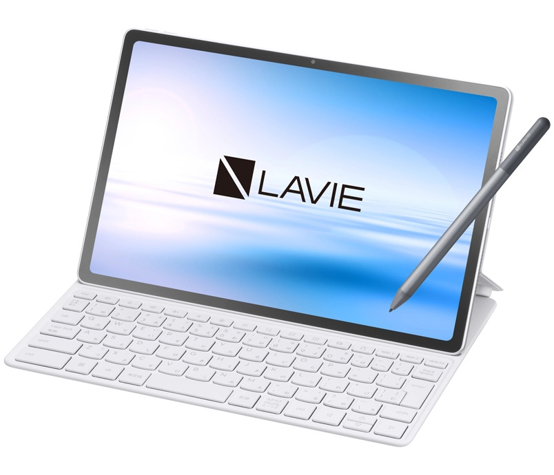 LAVIE Tab T12Nに付属するデジタルペンとキーボード